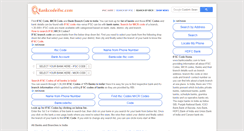 Desktop Screenshot of bankcodeifsc.com